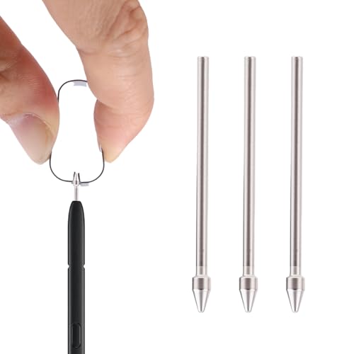 Gosknor 3 Stück Ersatzspitzen für S Pen, Hochempfindliche Stiftspitzen aus Titanlegierung mit Clip für Samsung Galaxy Tab S24/S23/S22 Ultra/S9/S9 Ultra/S8/S7/S6 Lite Gosknor 3 Stück Ersatzspitzen für S Pen, Hochempfindliche Stiftspitzen aus Titanlegierung mit Clip für Samsung Galaxy Tab S24/S23/S22 Ultra/S9/S9 Ultra/S8/S7/S6 Lite von Gosknor
