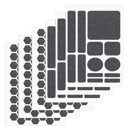 Gosknor 6 Blätter Graue Grip-Aufkleber, Universelle Anti-Rutsch Handy & Maus Grip Bänder Vorgefertigte Streifen Dekor-Aufkleber für Kamera Becher Maus Game-Controller Gosknor 6 Blätter Graue Grip-Aufkleber, Universelle Anti-Rutsch Handy & Maus Grip Bänder Vorgefertigte Streifen Dekor-Aufkleber für Kamera Becher Maus Game-Controller von Gosknor