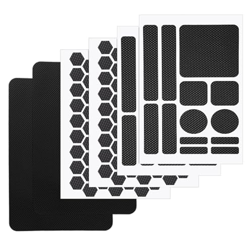 Gosknor 6stk rutschfeste Handy-Griffband-Aufkleber, Universelle Selbstklebende Traktionsaufkleber Vorgeschnittene Griffstreifen Schwarze Flicken für Mobiltelefone Hüllen Mäuse Tablets Glatte Geräte Gosknor 6stk rutschfeste Handy-Griffband-Aufkleber, Universelle Selbstklebende Traktionsaufkleber Vorgeschnittene Griffstreifen Schwarze Flicken für Mobiltelefone Hüllen Mäuse Tablets Glatte Geräte von Gosknor