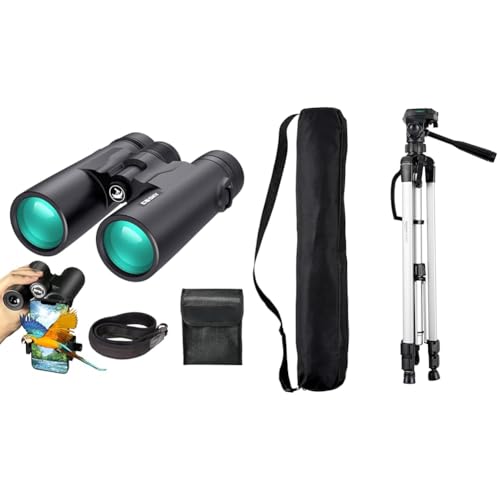 Gosky 10 x 42 Fernglas für Erwachsene, professionelles HD Fernglas & Amazon Basics - Leichtes Kamera-, DSLR- und Fernglasstativ mit Tasche, 1.52 m, Schwarz Gosky 10 x 42 Fernglas für Erwachsene, professionelles HD Fernglas & Amazon Basics - Leichtes Kamera-, DSLR- und Fernglasstativ mit Tasche, 1.52 m, Schwarz von Gosky