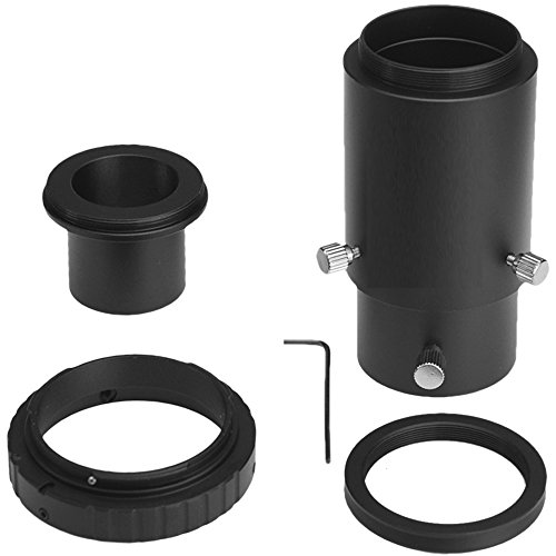 Gosky Deluxe Teleskop Kamera Adapter-Kit für Canon EOS/Rebel DSLR – Prime Focus und Variable Projektion Okularfotografie – passend für Standard 1,25 Zoll Teleskope – akzeptiert 1,25 Zoll Okulare. von Gosky