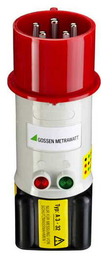 Gossen Metrawat A3-32 Drehstromadapter 5pol für CEE von Gossen Metrawat