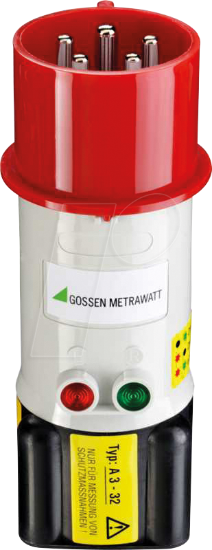 GMCI A3-32 - Drehstromadapter A3-32 für Installationstester, 32 A von Gossen Metrawatt