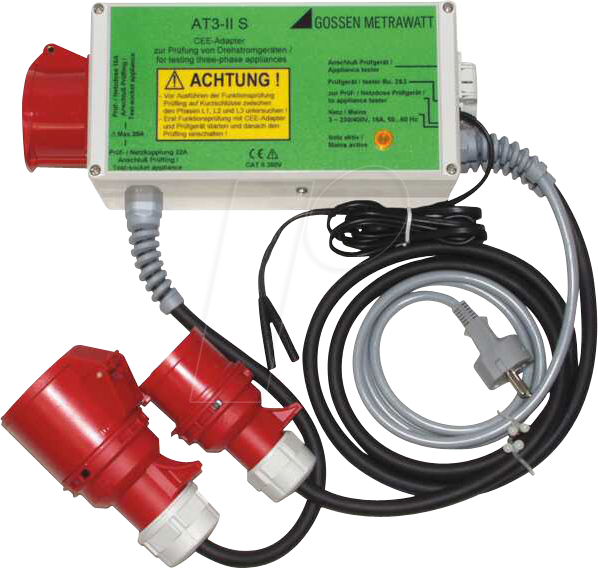 GMCI AT3-II S - Adapter AT3-IIS, für aktive und passive Prüfung von Drehstromger von Gossen Metrawatt