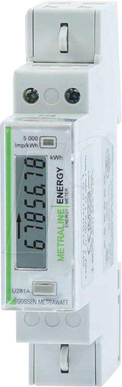 GMCI U281C - Energiezähler, ME, kWh, 2-L, 5(40)A, M-Bus von Gossen Metrawatt