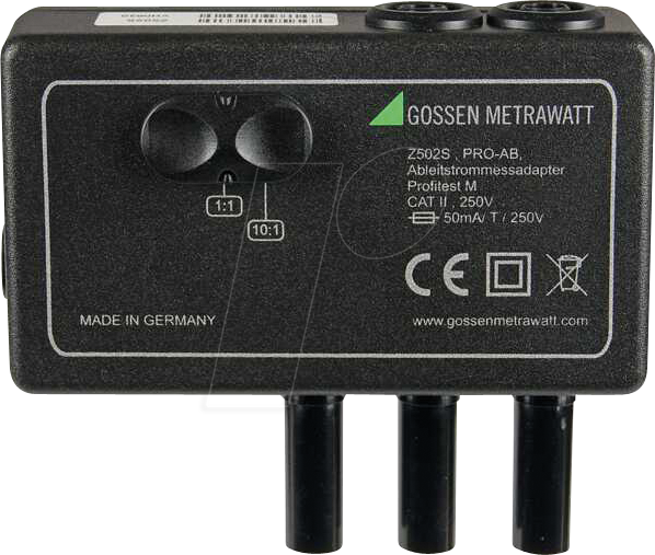 GMCI Z502S - Adapter für PROFITEST MXTRA, für Ableitstrom von Gossen Metrawatt