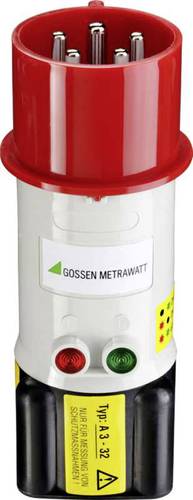Gossen Metrawatt A3-32 Messadapter CEE-Stecker 32A 5polig - Buchse 4mm Gossen Metrawatt A3-32 Messadapter CEE-Stecker 32A 5polig - Buchse 4mm von Gossen Metrawatt