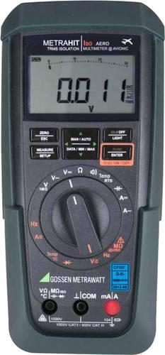 Gossen Metrawatt METRAHIT ISO AERO Hand-Multimeter kalibriert (DAkkS-akkreditiertes Labor) digital A von Gossen Metrawatt