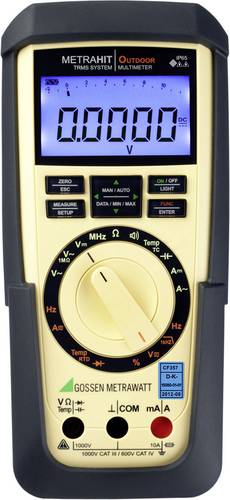 Gossen Metrawatt METRAHIT OUTDOOR Hand-Multimeter kalibriert (DAkkS-akkreditiertes Labor) digital CA von Gossen Metrawatt