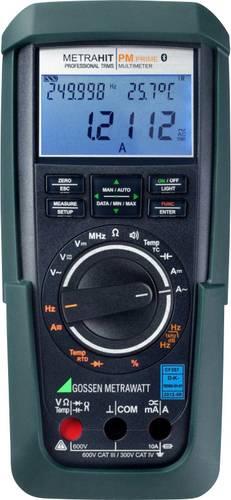 Gossen Metrawatt METRAHIT PM PRIME BT Hand-Multimeter kalibriert (DAkkS-akkreditiertes Labor) digita von Gossen Metrawatt