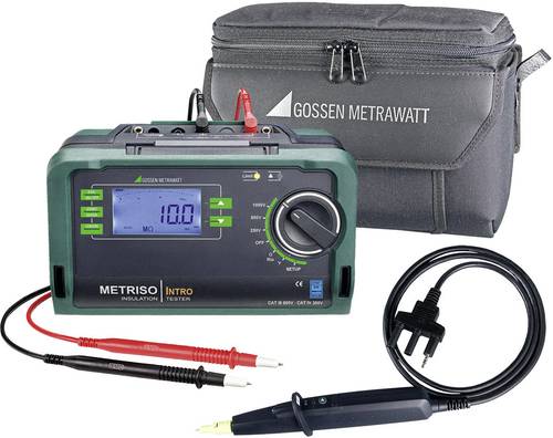 Gossen Metrawatt METRISO INTRO-Set Isolationsmessgerät 250 V, 500 V, 1000V 10 GΩ von Gossen Metrawatt