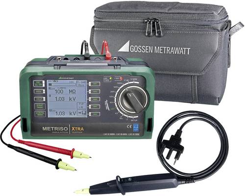 Gossen Metrawatt METRISO XTRA-Set Isolationsmessgerät kalibriert (DAkkS-akkreditiertes Labor) 50 V, von Gossen Metrawatt