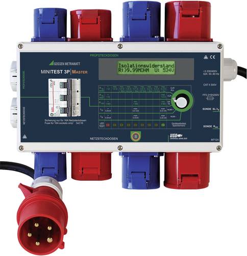 Gossen Metrawatt MINITEST 3P MASTER Gerätetester VDE-Norm 0701-0702 Gossen Metrawatt MINITEST 3P MASTER Gerätetester VDE-Norm 0701-0702 von Gossen Metrawatt