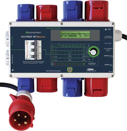 Gossen Metrawatt MINITEST 3P MASTER Gerätetester VDE-Norm 0701-0702 von Gossen Metrawatt