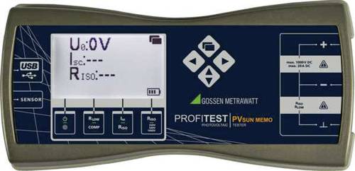 Gossen Metrawatt PROFITEST PV SUN MEMO Installationstester-Set VDE-Norm 0126 von Gossen Metrawatt