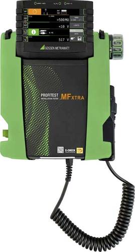 Gossen Metrawatt PROFiTEST MF XTRA LEMONGREEN Gerätetester-Set, Gerätetester kalibriert (DAkkS-akk von Gossen Metrawatt