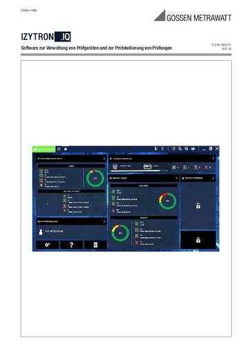 Gossen Metrawatt S111V IZYTRONIQ BUSINESS Advanced/Premium Software 1St. Gossen Metrawatt S111V IZYTRONIQ BUSINESS Advanced/Premium Software 1St. von Gossen Metrawatt