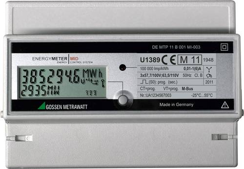 Gossen Metrawatt U1387-V011 Drehstromzähler mit Wandleranschluss digital 5A MID-konform: Ja 1St. Gossen Metrawatt U1387-V011 Drehstromzähler mit Wandleranschluss digital 5A MID-konform: Ja 1St. von Gossen Metrawatt