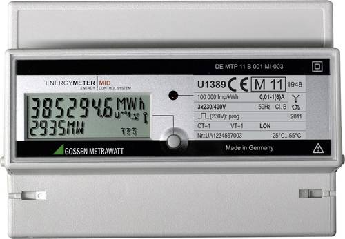 Gossen Metrawatt U1389-V014 Drehstromzähler mit Wandleranschluss digital 5A MID-konform: Ja 1St. Gossen Metrawatt U1389-V014 Drehstromzähler mit Wandleranschluss digital 5A MID-konform: Ja 1St. von Gossen Metrawatt