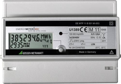 Gossen Metrawatt U1389-V014 Drehstromzähler mit Wandleranschluss digital 5A MID-konform: Ja 1St. von Gossen Metrawatt