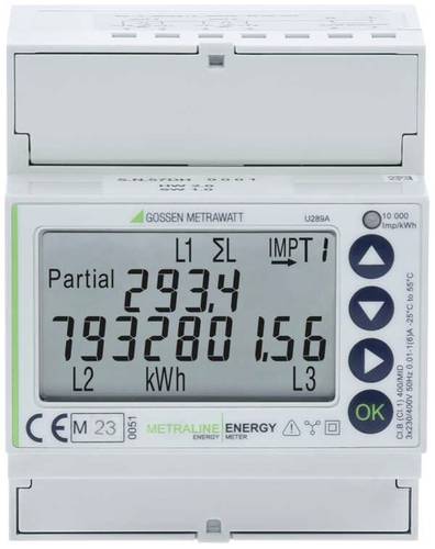 Gossen Metrawatt U289A METRALINE ENERGY Drehstromzähler mit Wandleranschluss digital MID-konform: J von Gossen Metrawatt