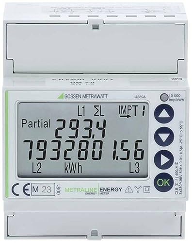 Gossen Metrawatt U289B METRALINE ENERGY Drehstromzähler mit Wandleranschluss digital MID-konform: J von Gossen Metrawatt