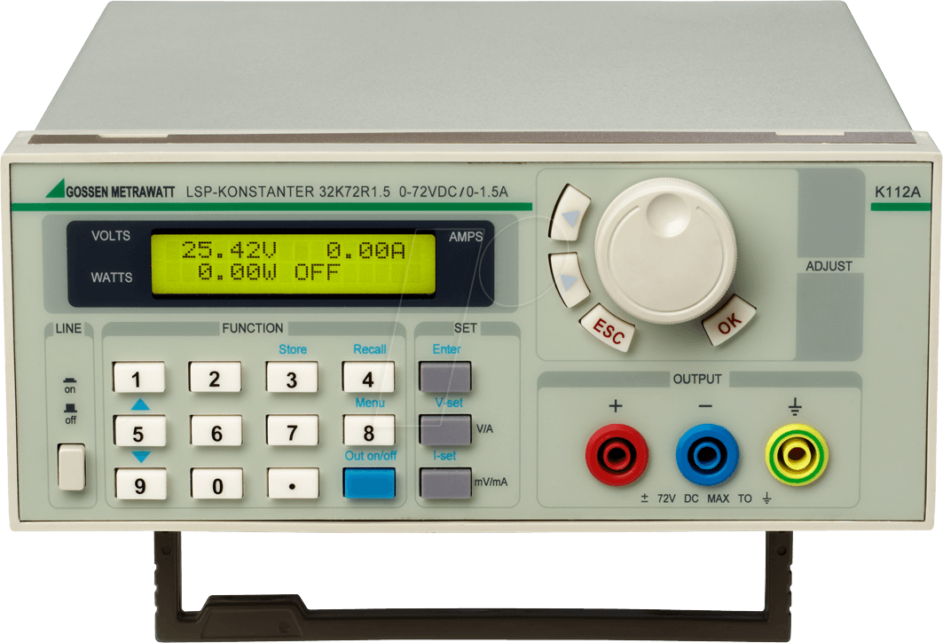 LSP 100-18 - Labornetzgerät, 0 - 18 V, 0 - 5 A, linear von Gossen Metrawatt