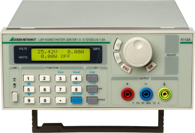 LSP 100-36 - Labornetzgerät, 0 - 36 V, 0 - 3 A, linear von Gossen Metrawatt