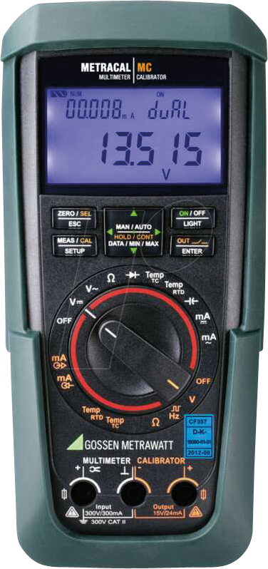 METRACAL MC - Kalibrator METRACAL MC, mit integriertem Multimeter von Gossen Metrawatt