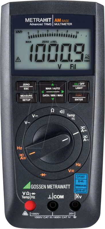 METRAHIT AM BASE - Multimeter, METRAHIT AM BASE, digital, 12000 Counts, TRMS von Gossen Metrawatt