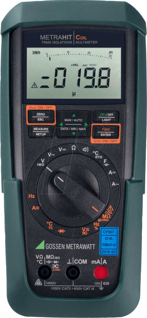 METRAHIT COIL - Multimeter METRAHIT COIL, digital, 3000 Counts, TRMS von Gossen Metrawatt