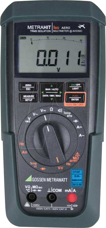 METRAHIT ISOAERO - Multimeter METRAHIT ISO, AERO Version, digital, 30000 Counts, TR von Gossen Metrawatt