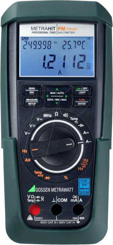 METRAHIT ULTRA - Multimeter METRAHIT PM PRIME, digital, 310000 Counts, TRMS von Gossen Metrawatt