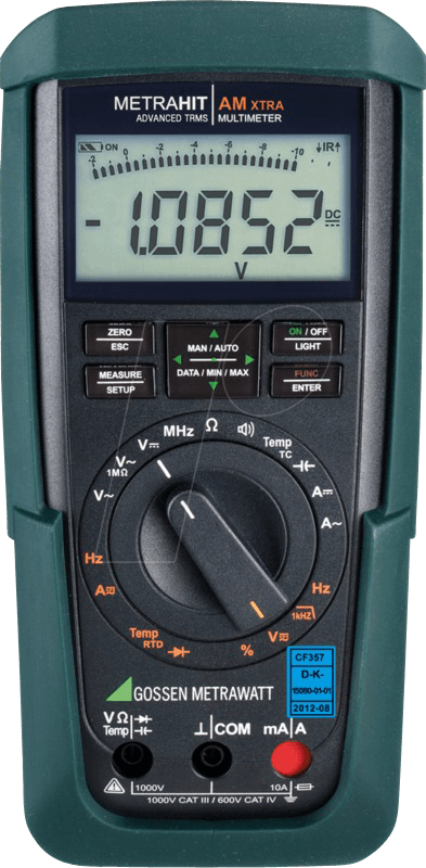 METRAHIT X-TRA - Multimeter METRAHIT AM X-TRA, digital, 12000 Counts, TRMS METRAHIT X-TRA - Multimeter METRAHIT AM X-TRA, digital, 12000 Counts, TRMS von Gossen Metrawatt
