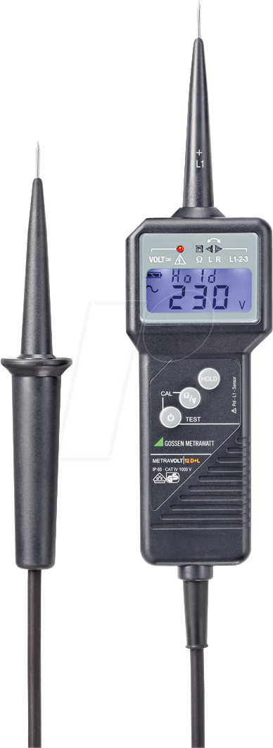 METRAVOLT 12D +L - Spannungs- und Durchgangsprüfer METRAVOLT 12D, 24 - 1000 V AC von Gossen Metrawatt