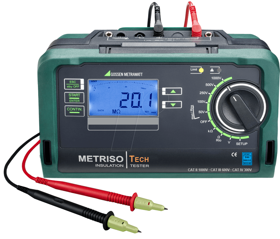 METRISO TECH - Isolationsmessgerät METRISO TECH, Niederohm und Spannung METRISO TECH - Isolationsmessgerät METRISO TECH, Niederohm und Spannung von Gossen Metrawatt