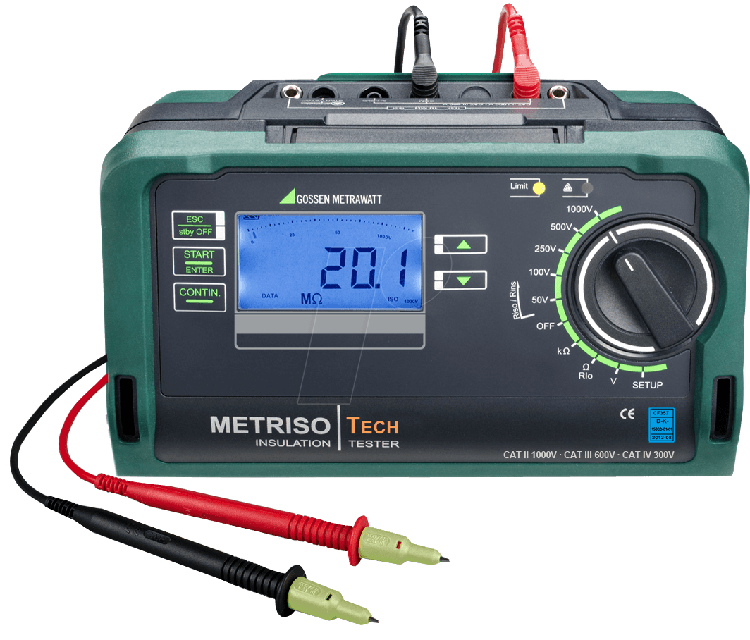 METRISO TECH - Isolationsmessgerät METRISO TECH, Niederohm und Spannung von Gossen Metrawatt