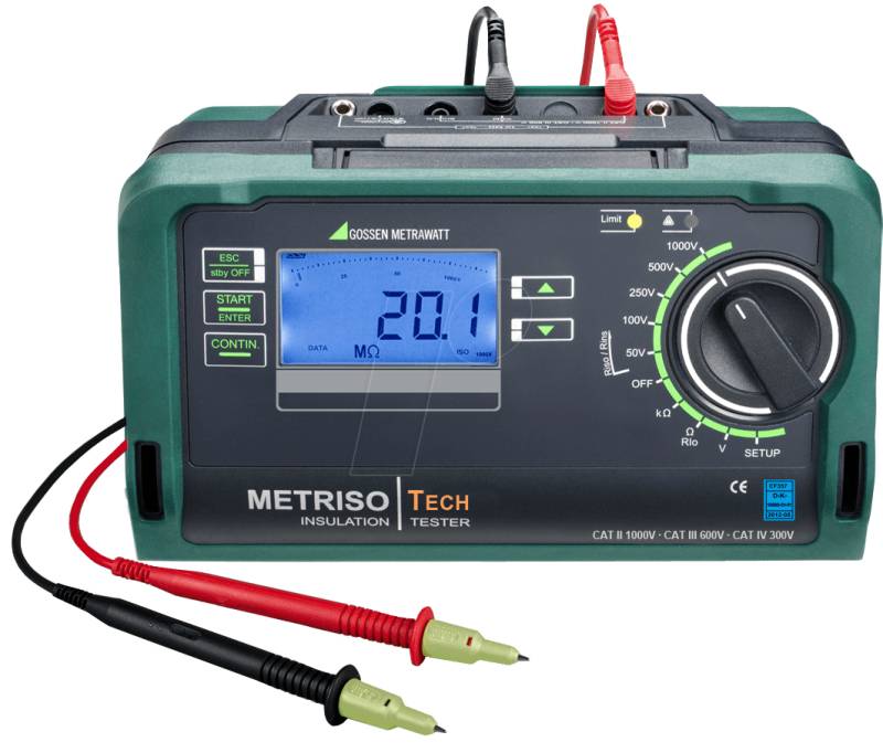 METRISO TECH - Isolationsmessgerät METRISO TECH, Niederohm und Spannung von Gossen Metrawatt