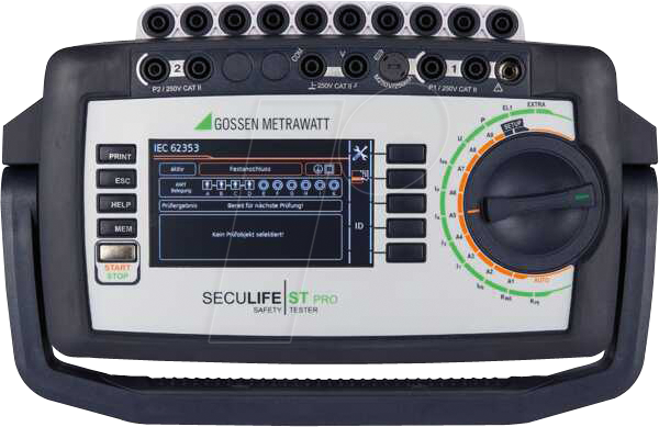 SECULIFE ST PRIQ - Gerätetester SECULIFE ST PRO IQ, nach DGUV Vorschrift 3 SECULIFE ST PRIQ - Gerätetester SECULIFE ST PRO IQ, nach DGUV Vorschrift 3 von Gossen Metrawatt