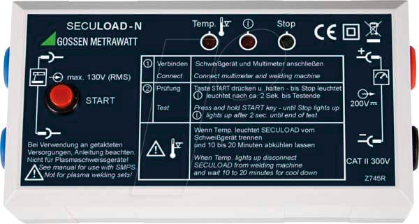 SECULOAD-N - Adapter SECULOAD - N für Gerätetester von Gossen Metrawatt