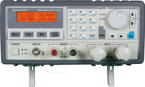 SPL 250-30 - Elektronische Last SPL 250-30, 250 W, 30 A, RS232, GPIB von Gossen Metrawatt