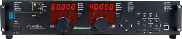SYSKON P800 - Labornetzgerät SYSKON P800-060-040, 60V, 40A programmierbar SYSKON P800 - Labornetzgerät SYSKON P800-060-040, 60V, 40A programmierbar von Gossen Metrawatt