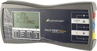 Gossen Metrawatt Profitest PV Sun Solar-Messgerät, Photovoltaik-Messgerät LCD, 0 - 1000 V/DC (M360C) von Gossen