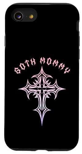 Goth Mommy! Gothic Cross Y2K Alt Ästhetisches Emo Motiv Hülle für iPhone SE (2020) / 7 / 8 von Goth Cross Designs