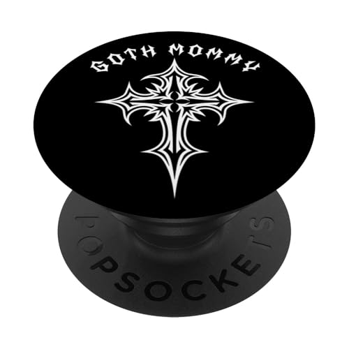 Goth Mommy! Gothic Cross Y2K Alt Ästhetisches Emo Motiv PopSockets Klebender PopGrip Goth Mommy! Gothic Cross Y2K Alt Ästhetisches Emo Motiv PopSockets Klebender PopGrip von Goth Cross Designs