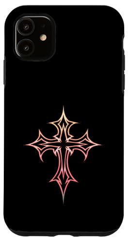 Gothic Cross Y2K Alt Ästhetisches Emo Motiv Hülle für iPhone 11 Gothic Cross Y2K Alt Ästhetisches Emo Motiv Hülle für iPhone 11 von Goth Cross Designs