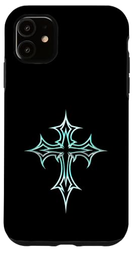 Gothic Cross Y2K Alt Ästhetisches Emo Motiv Hülle für iPhone 11 Gothic Cross Y2K Alt Ästhetisches Emo Motiv Hülle für iPhone 11 von Goth Cross Designs