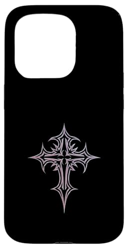 Gothic Cross Y2K Alt Ästhetisches Emo Motiv Hülle für iPhone 15 Pro Gothic Cross Y2K Alt Ästhetisches Emo Motiv Hülle für iPhone 15 Pro von Goth Cross Designs