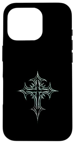 Gothic Cross Y2K Alt Ästhetisches Emo Motiv Hülle für iPhone 16 Pro Gothic Cross Y2K Alt Ästhetisches Emo Motiv Hülle für iPhone 16 Pro von Goth Cross Designs