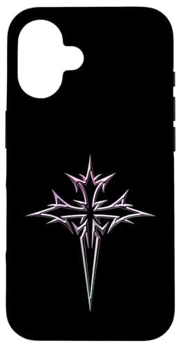 Gothic Cross Y2K Alt Ästhetisches Emo Motiv Hülle für iPhone 16 Gothic Cross Y2K Alt Ästhetisches Emo Motiv Hülle für iPhone 16 von Goth Cross Designs